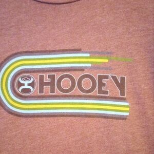 Hooey Men's Vintage Stripe Tee in Rust